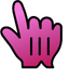 Electric Youth pointer cursor