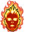 Human Torch pointer cursor