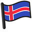 Iceland Flag pointer cursor