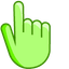 Inchworm Charm pointer cursor
