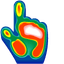 Infrared Cute pointer cursor