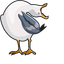 Inhaling Seagull pointer cursor