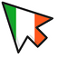 Ireland Flag default cursor