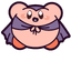 Cute Cursor Pack: Kawaii Kirbi Vampire pointer cursor