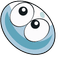 Blue Blob default cursor