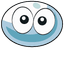Blue Blob pointer cursor