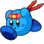 Blue Kirby Warrior pointer cursor