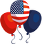 Labor Day Balloons pointer cursor
