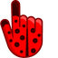 Ladybug Print pointer cursor