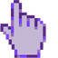 Lavender Pixel pointer cursor