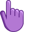 Royal Lavender pointer cursor