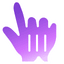 Calming Purple pointer cursor