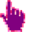 Pixel Candy pointer cursor