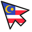 Malaysia Flag default cursor