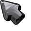 Black Obsidian Glass default cursor