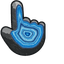 Blue Agate Stone pointer cursor
