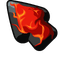 Burning Charcoal Wood default cursor