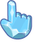 Diamond Facet pointer cursor