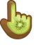 Kiwi Fruit pointer cursor