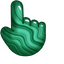 Green Malachite pointer cursor