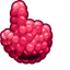 Raspberry Red Hot pointer cursor