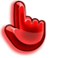 Ruby Gemstone pointer cursor
