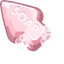 Pink Soap Bubbles default cursor
