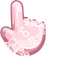 Pink Soap Bubbles pointer cursor