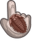 Trilobite Fossil pointer cursor
