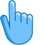 Maya Blue pointer cursor