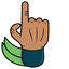 Cute Vulture pointer cursor