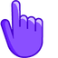 Slate Blue pointer cursor