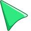 Medium Spring Green default cursor