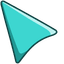 Turquoise Charm default cursor