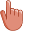Bright Red pointer cursor