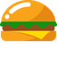 Minimal Burger pointer cursor