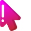 Red Pink Blot default cursor