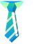 Modern Teal pointer cursor