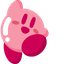 Cute Kirby pointer cursor