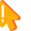 Orange Twist Minimal default cursor