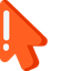 Orange Minimal default cursor