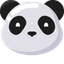 Monochrome Panda pointer cursor