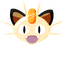 Pokemon Meowth Minimal pointer cursor