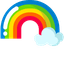 Rainbow Fusion Minimal pointer cursor