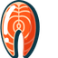 Salmon Steak Minimal pointer cursor