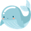 Minimal Whale pointer cursor