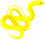 Yellow Minimal pointer cursor