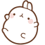 Molang Ice Cream pointer cursor