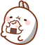 Molang Onigiri pointer cursor