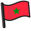 Morocco Flag Red pointer cursor